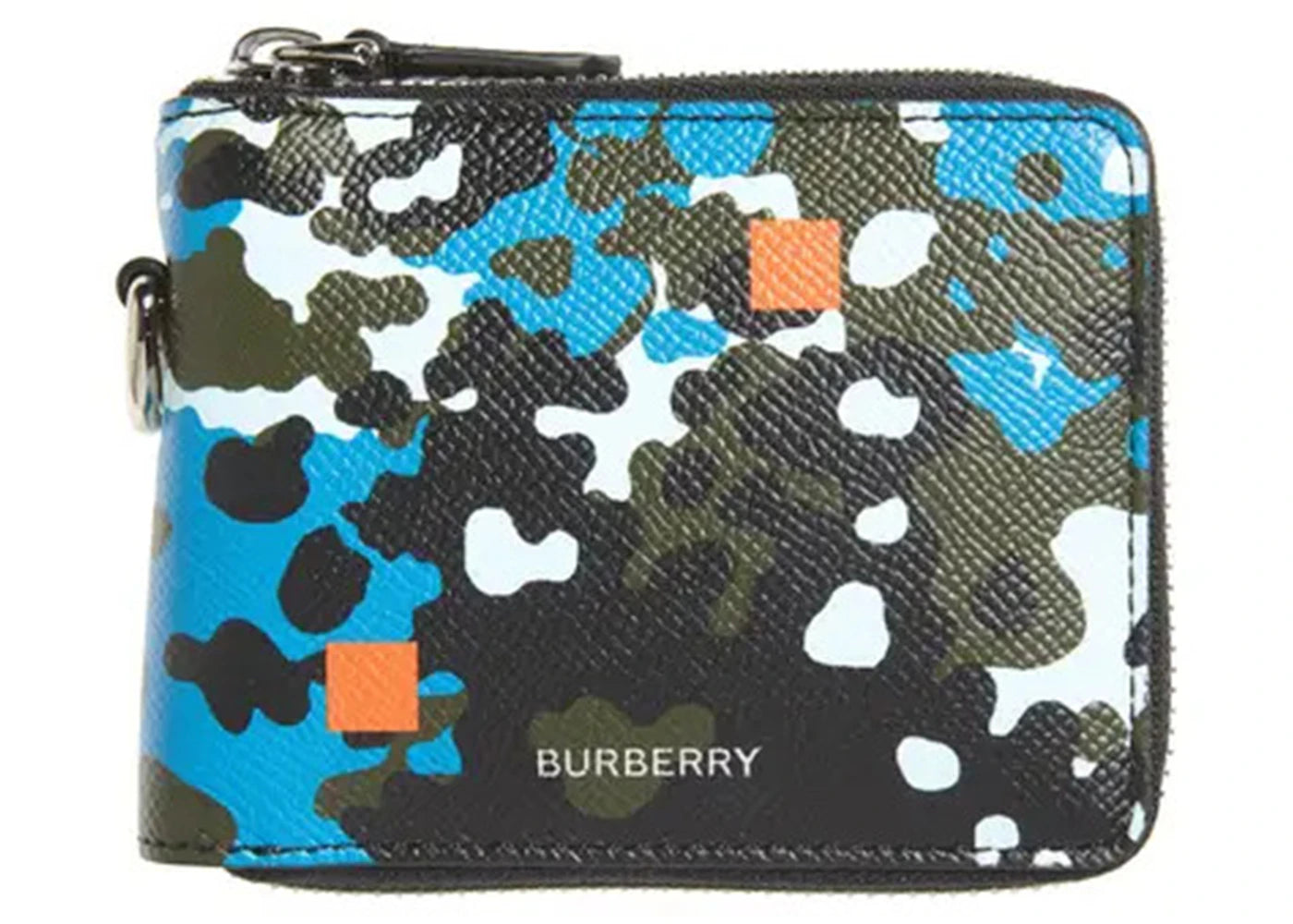 Burberry Daniel's Camo Zip-Around Wallet Black/Multi