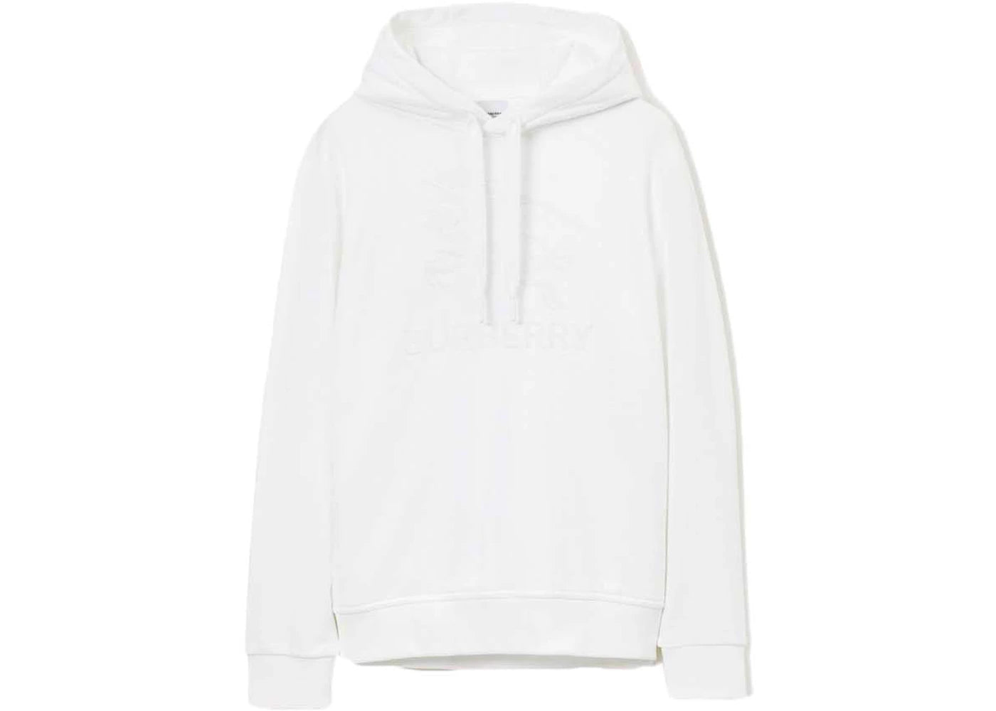 Burberry EKD Cotton Hoodie White