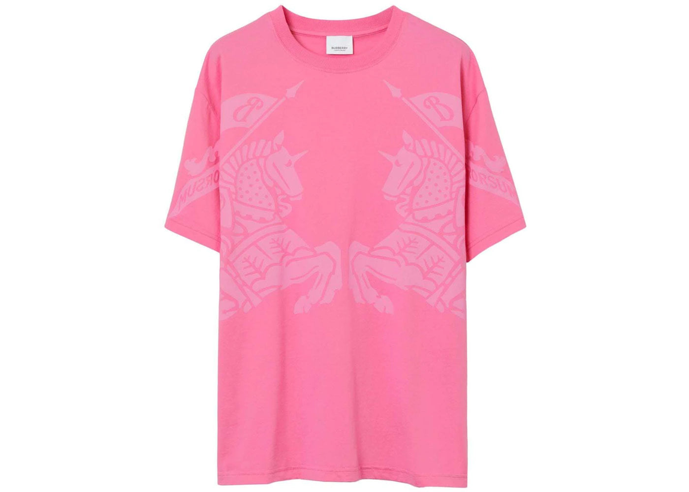 Burberry EKD-Print Cotton T-shirt Pink
