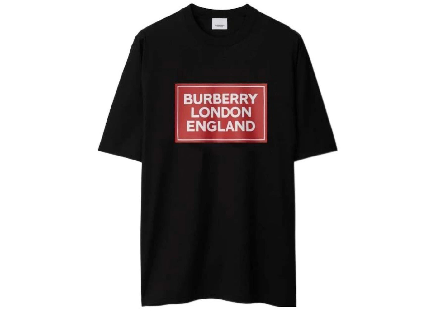 Burberry Ellison Logo Print T-shirt Black