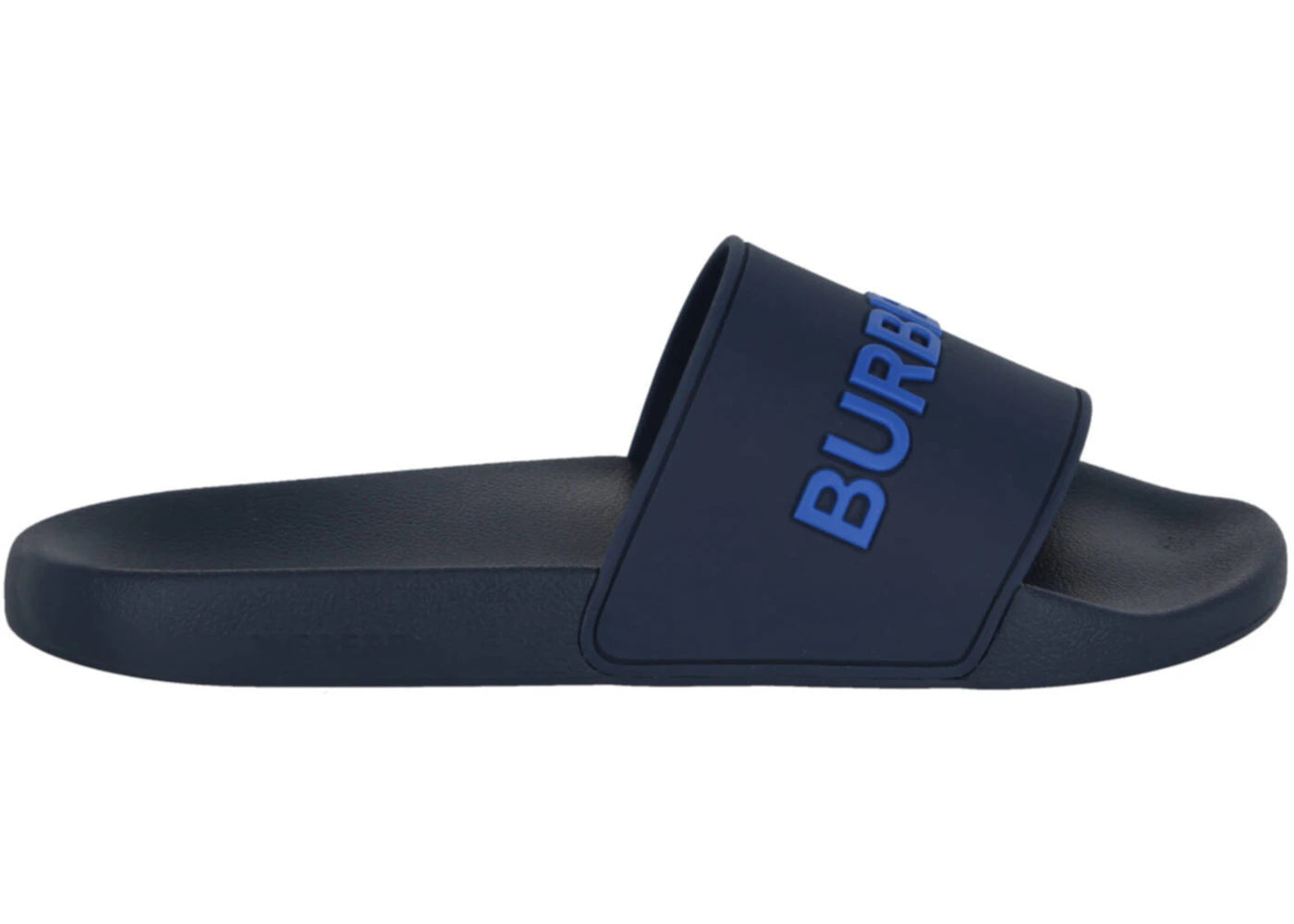 Burberry Embossed Logo Slide Blue