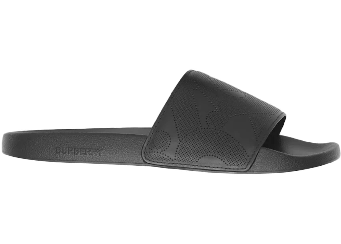 Burberry Embossed Logo Slides Black