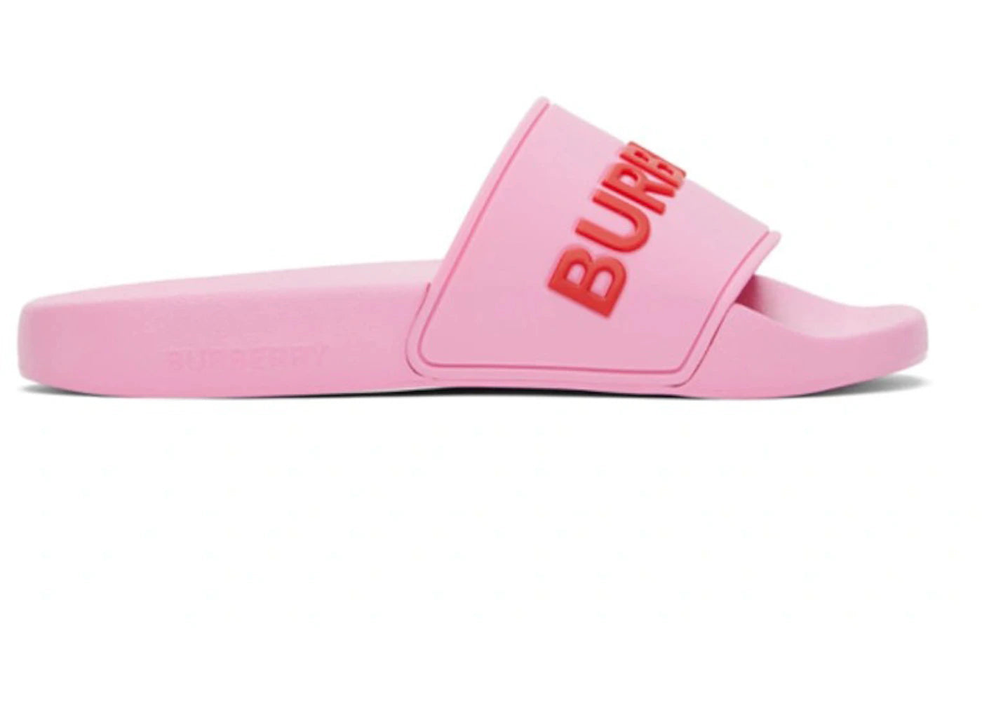 Burberry Embossed Logo Slides Bubblegum Pink (Women's)