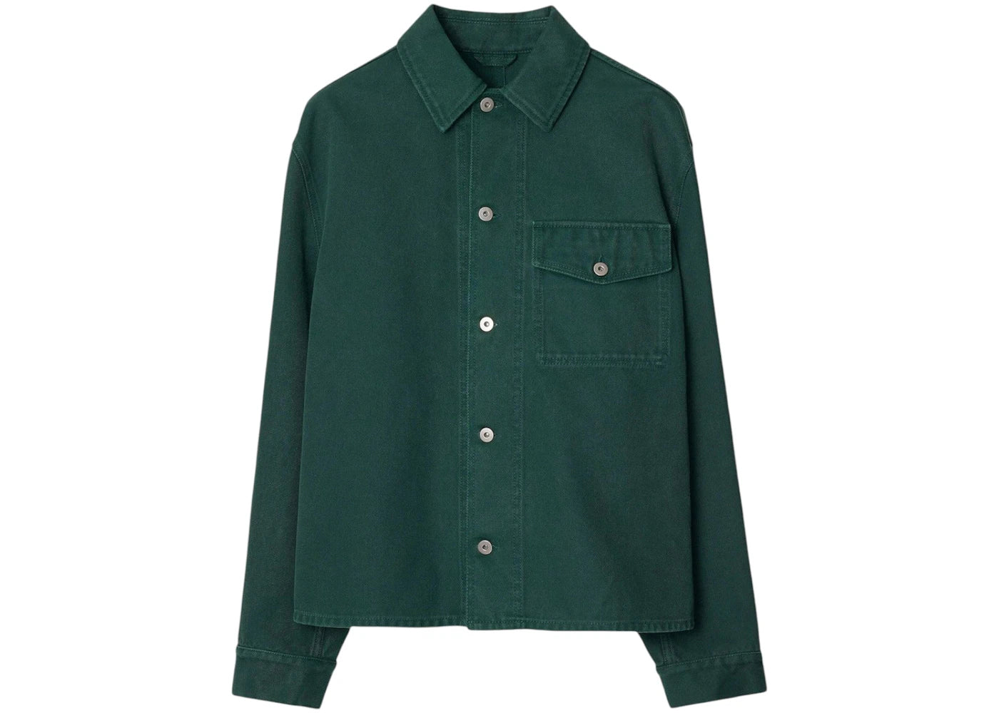 Burberry Embroidered EKD Casual Overshirt Feather