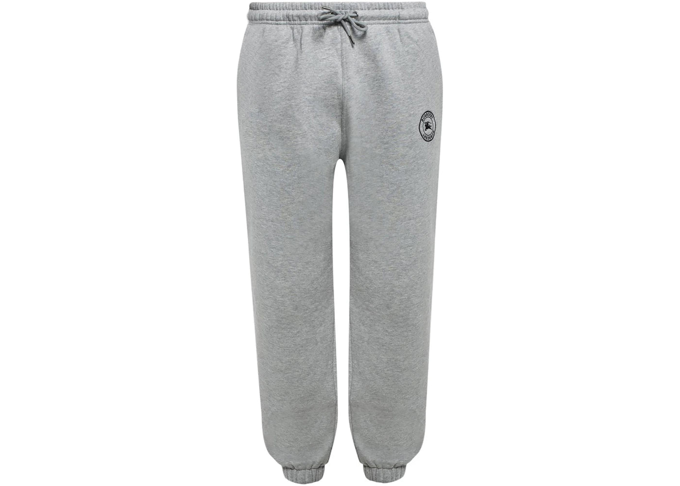 Burberry Embroidered Logo Sweatpants Heather Gray