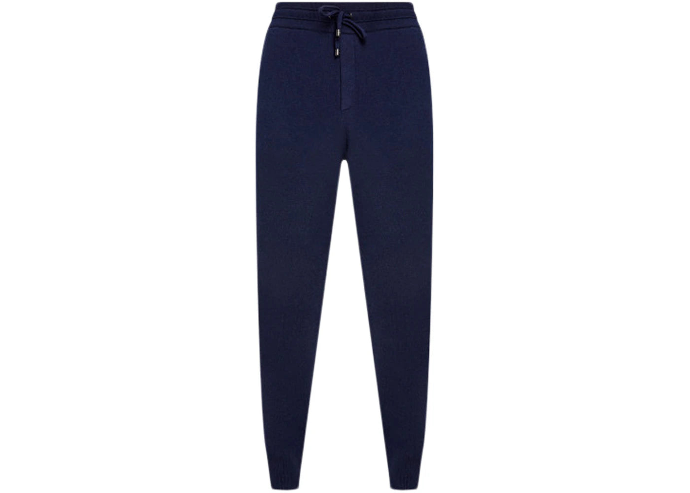 Burberry Embroidered Monogram Cashmere Track Pants Navy