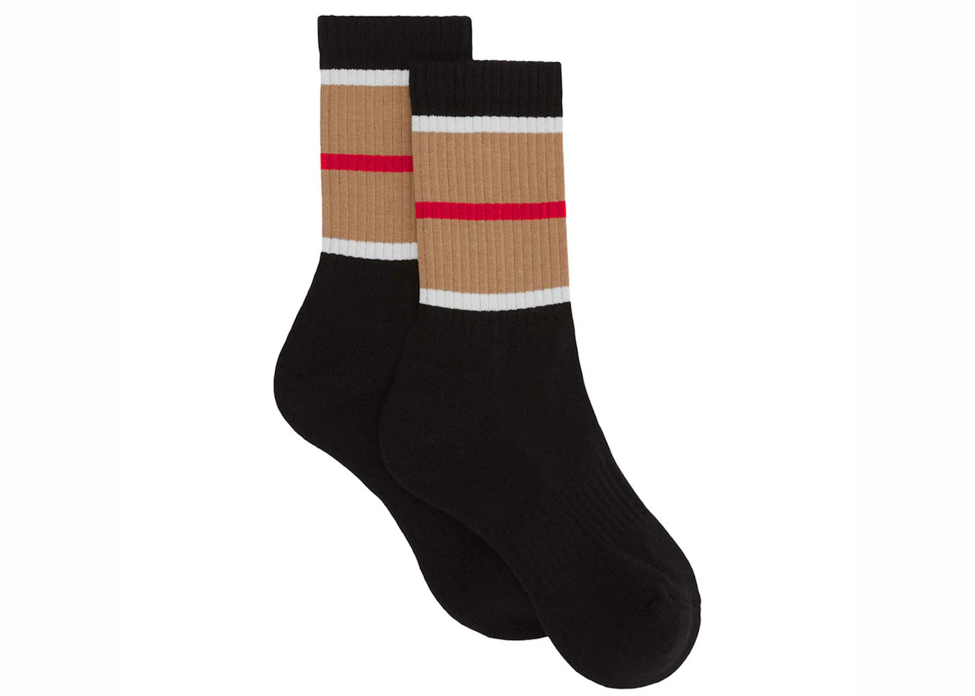 Burberry Exploded Icon Stripe Socks Black