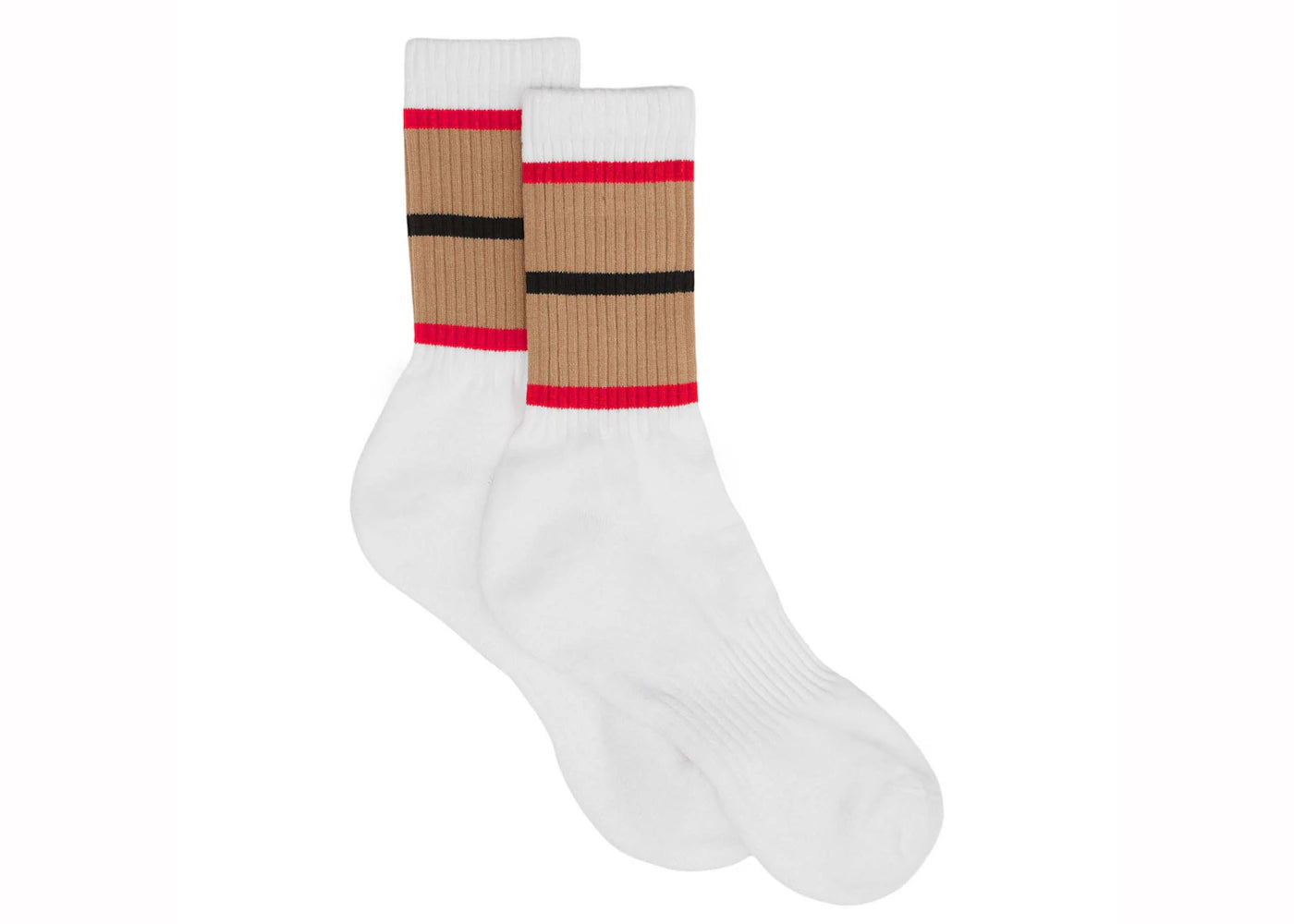 Burberry Exploded Icon Stripe Socks White