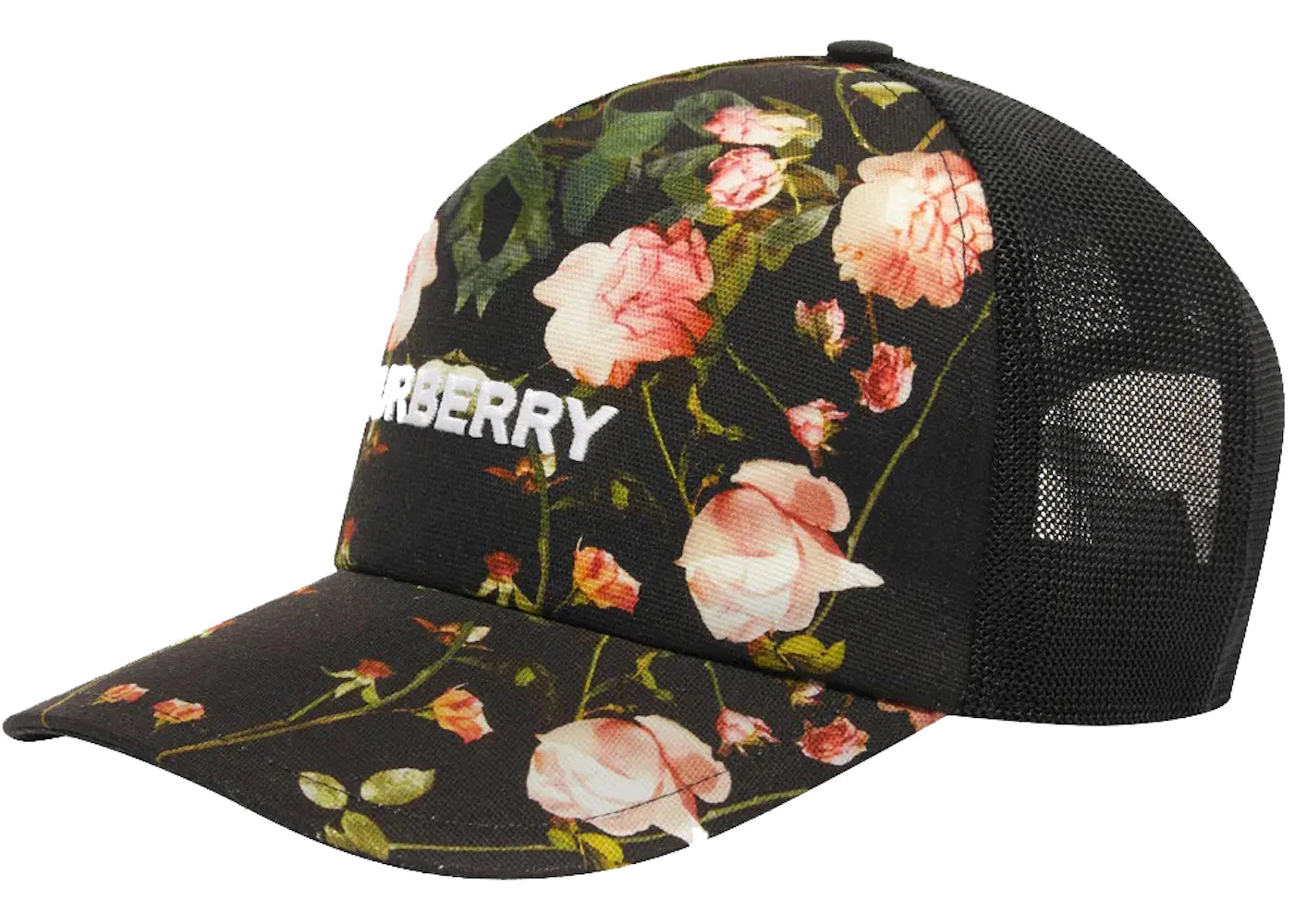 Burberry Floral Trucker Cap Black