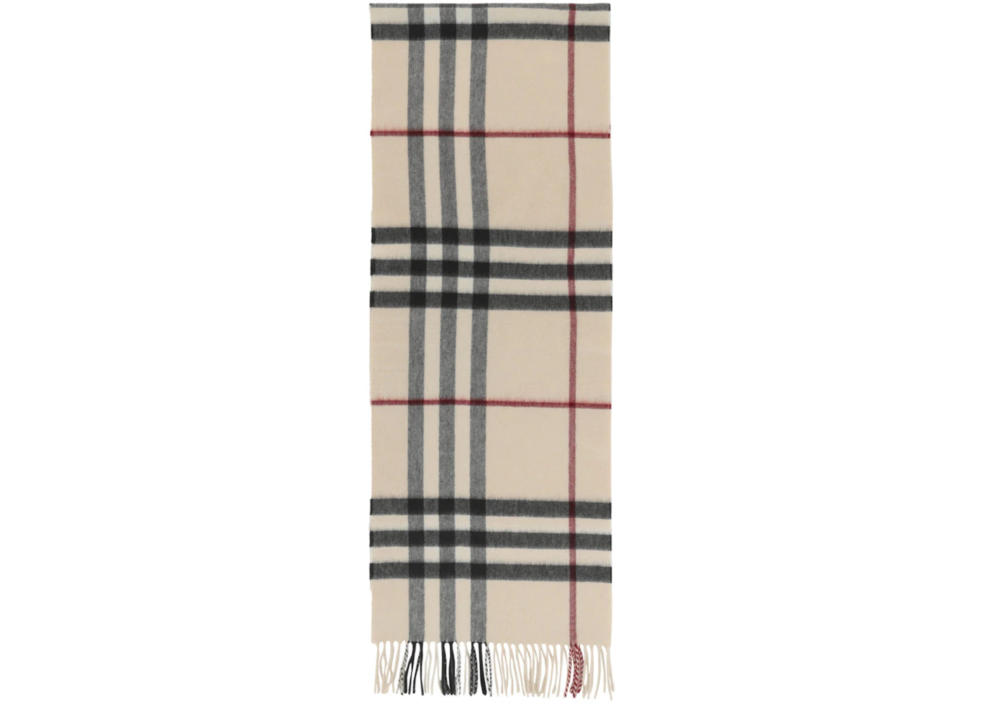 Burberry Giant Check Cashmere Scarf Stone