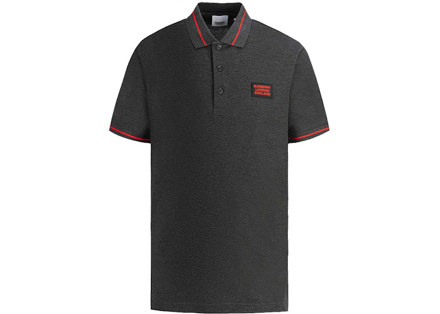 Burberry Grenford Polo Charcoal Grey