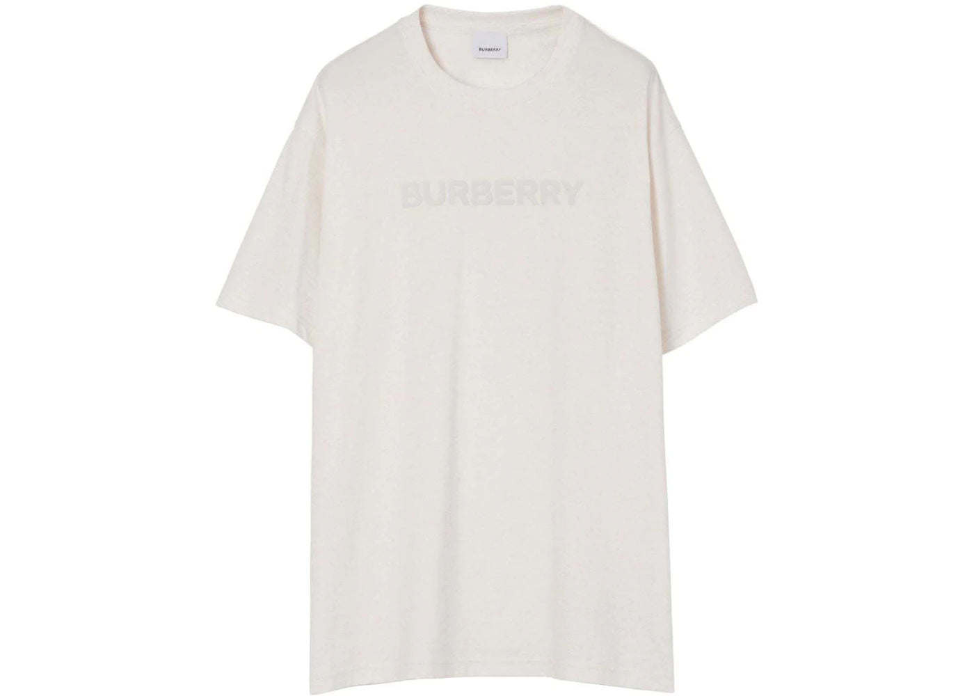 Burberry Harriston Short-Sleeve T-shirt Ivory/White