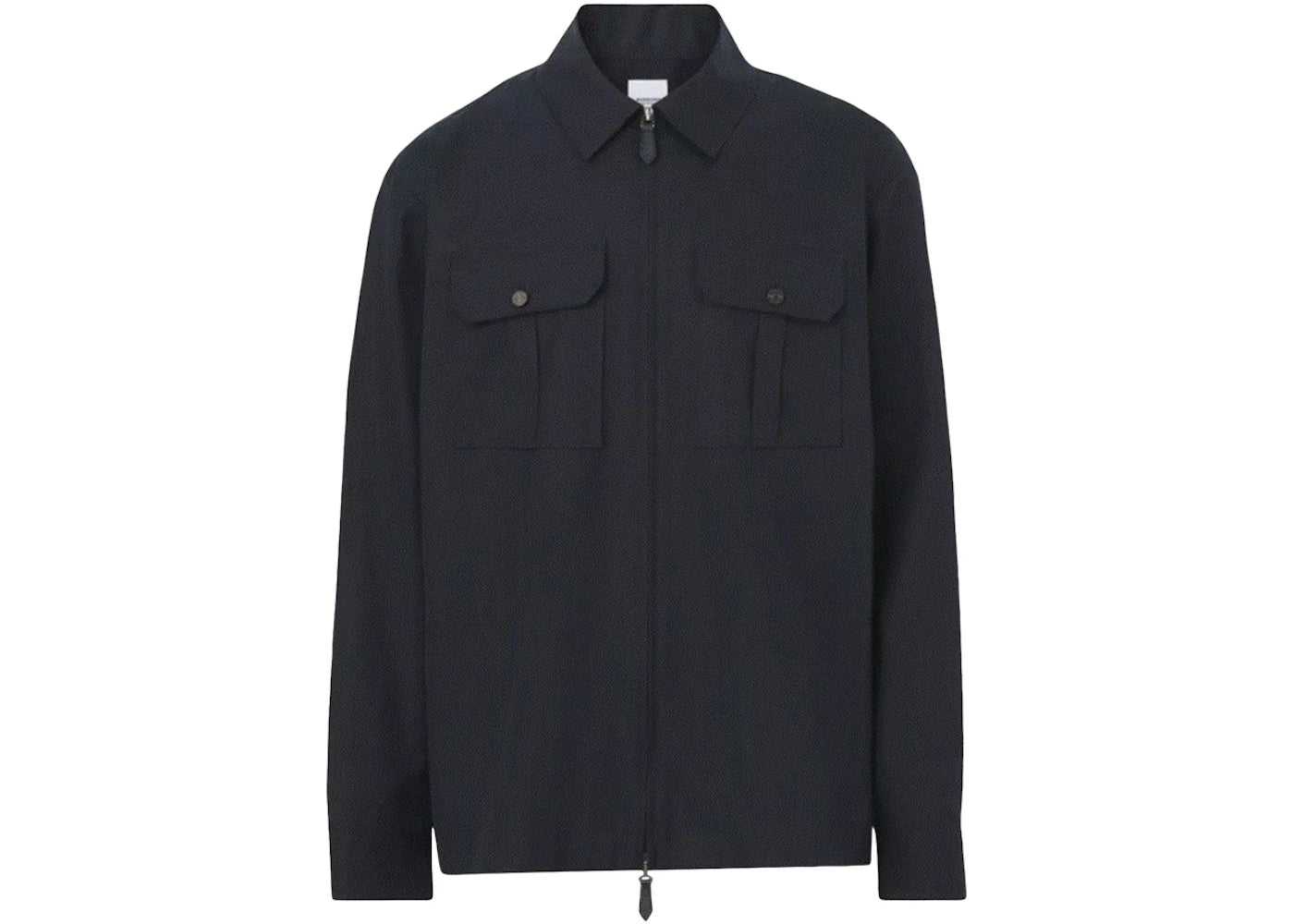 Burberry Hawes Cotton Zip Up Jacket Navy