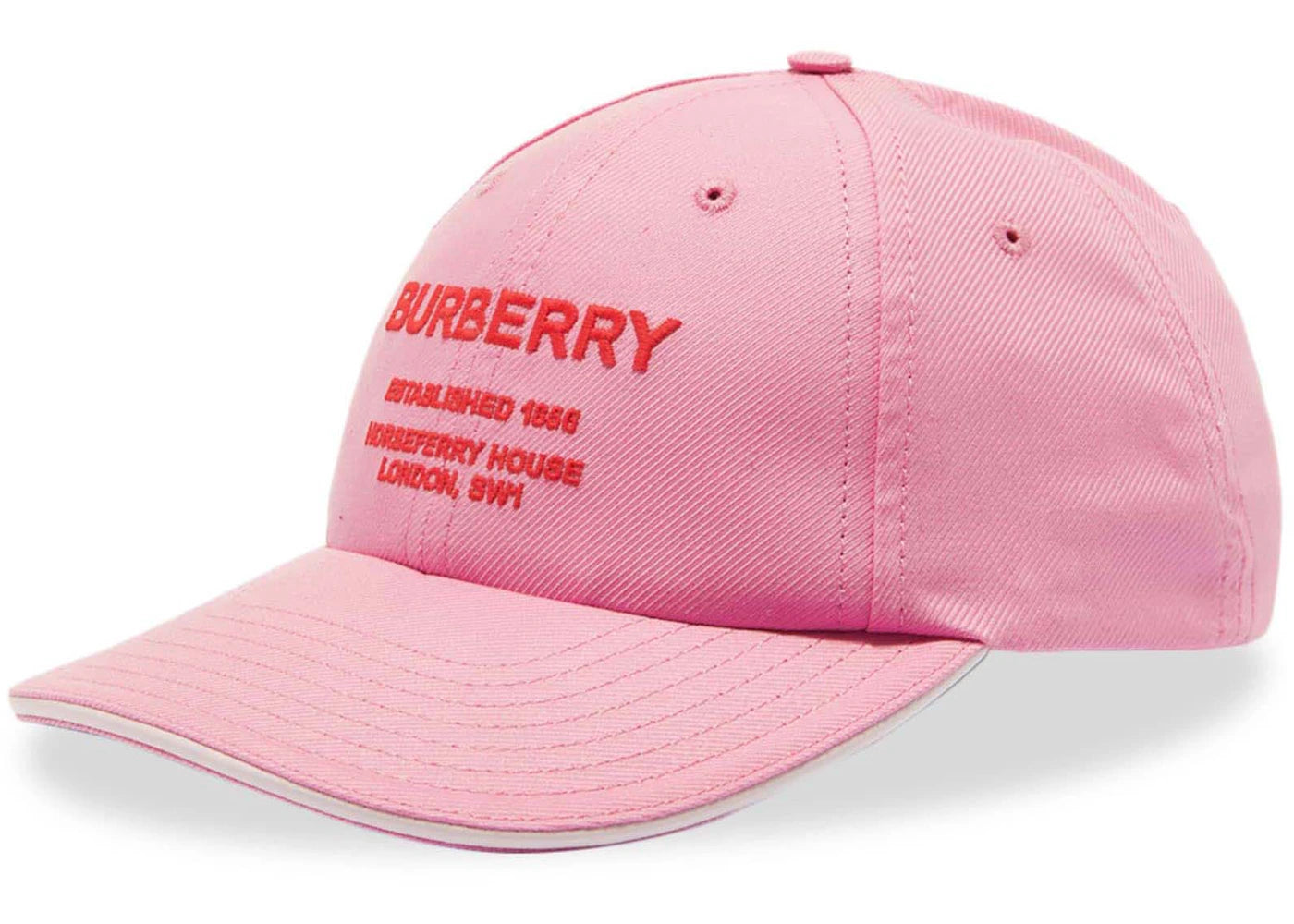 Burberry Horseferry Motif Baseball Cap Primrose Pink