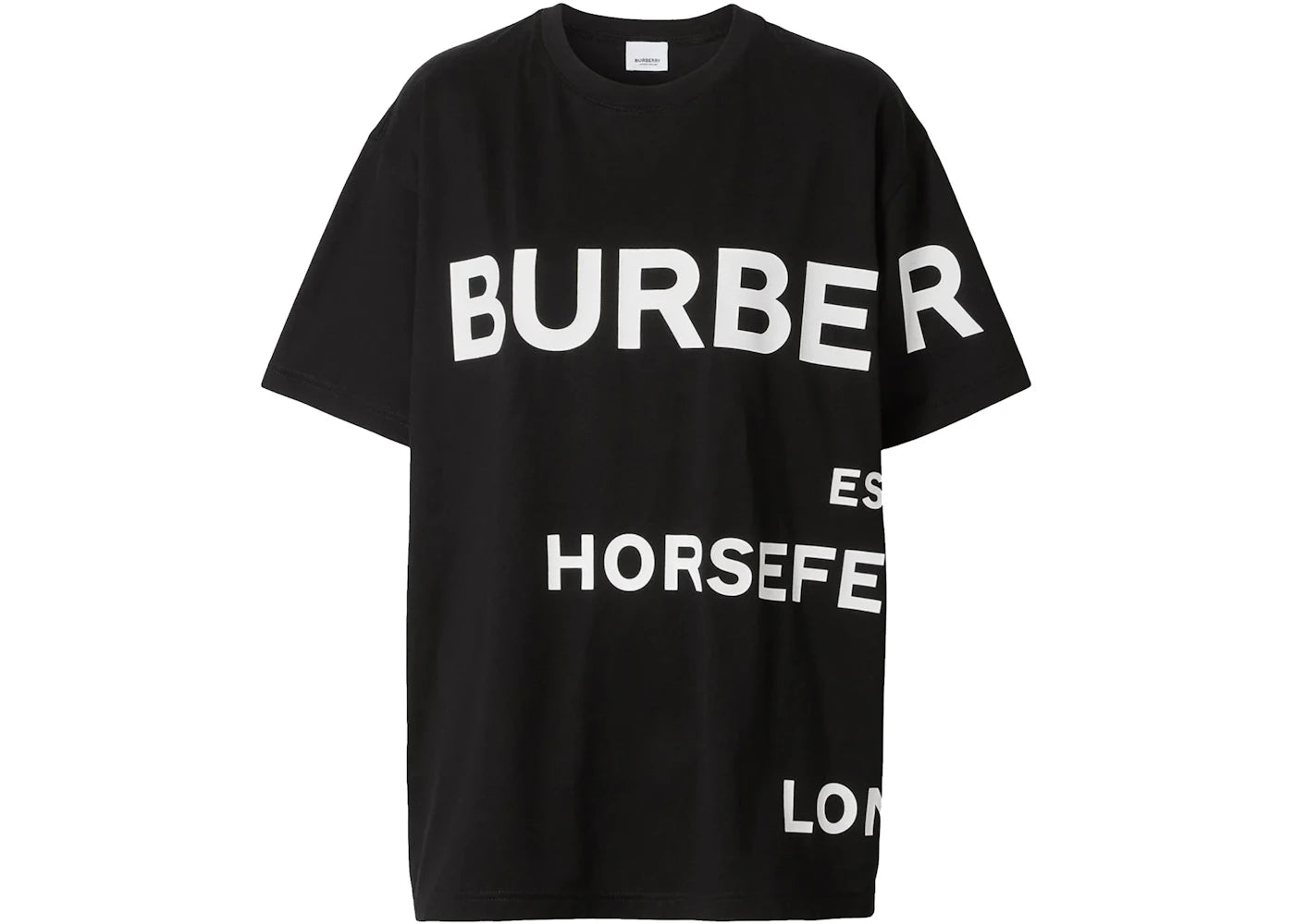 Burberry Horseferry-Print T-shirt Black/White