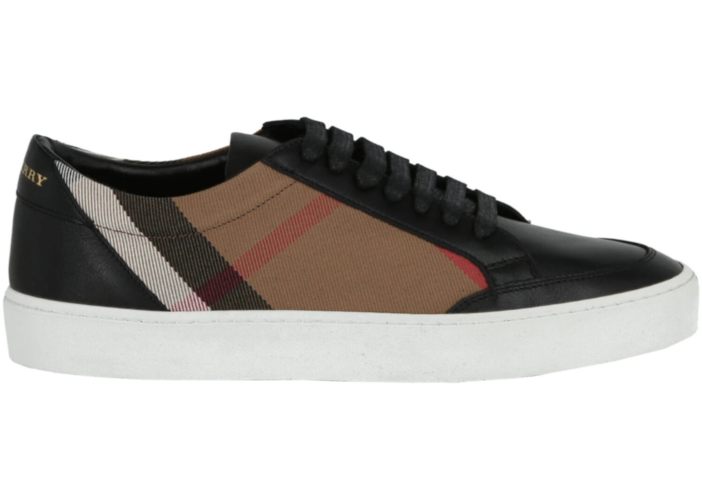 Burberry House Check Low-Top Sneaker Black Brown (Women's)