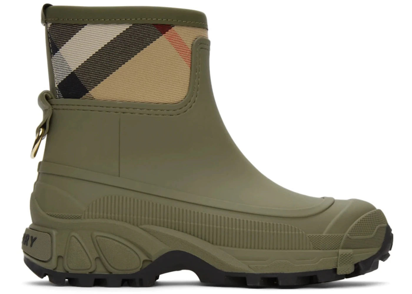 Burberry House Check Rain Boot Khaki Archive Beige (Women's)