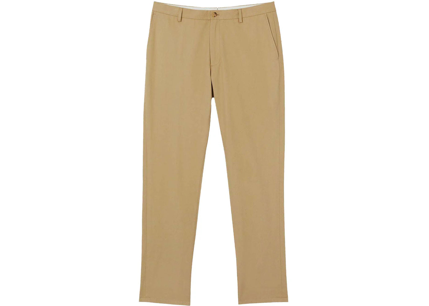 Burberry Icon Stripe Inside Detail Slim Fit Chinos Beige