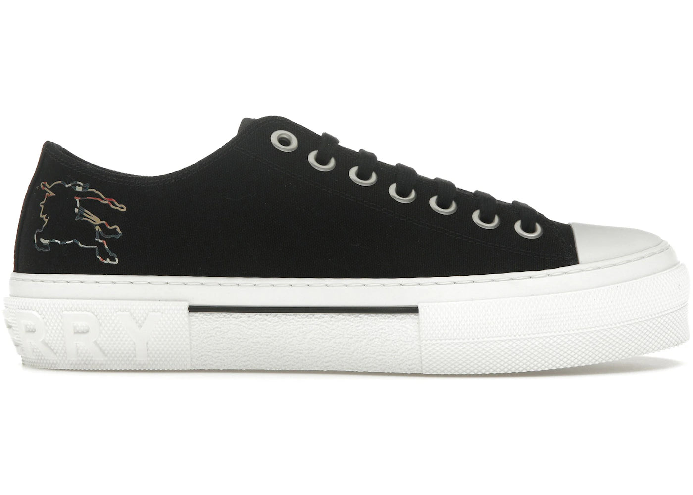 Burberry Jack Low Top Black Canvas