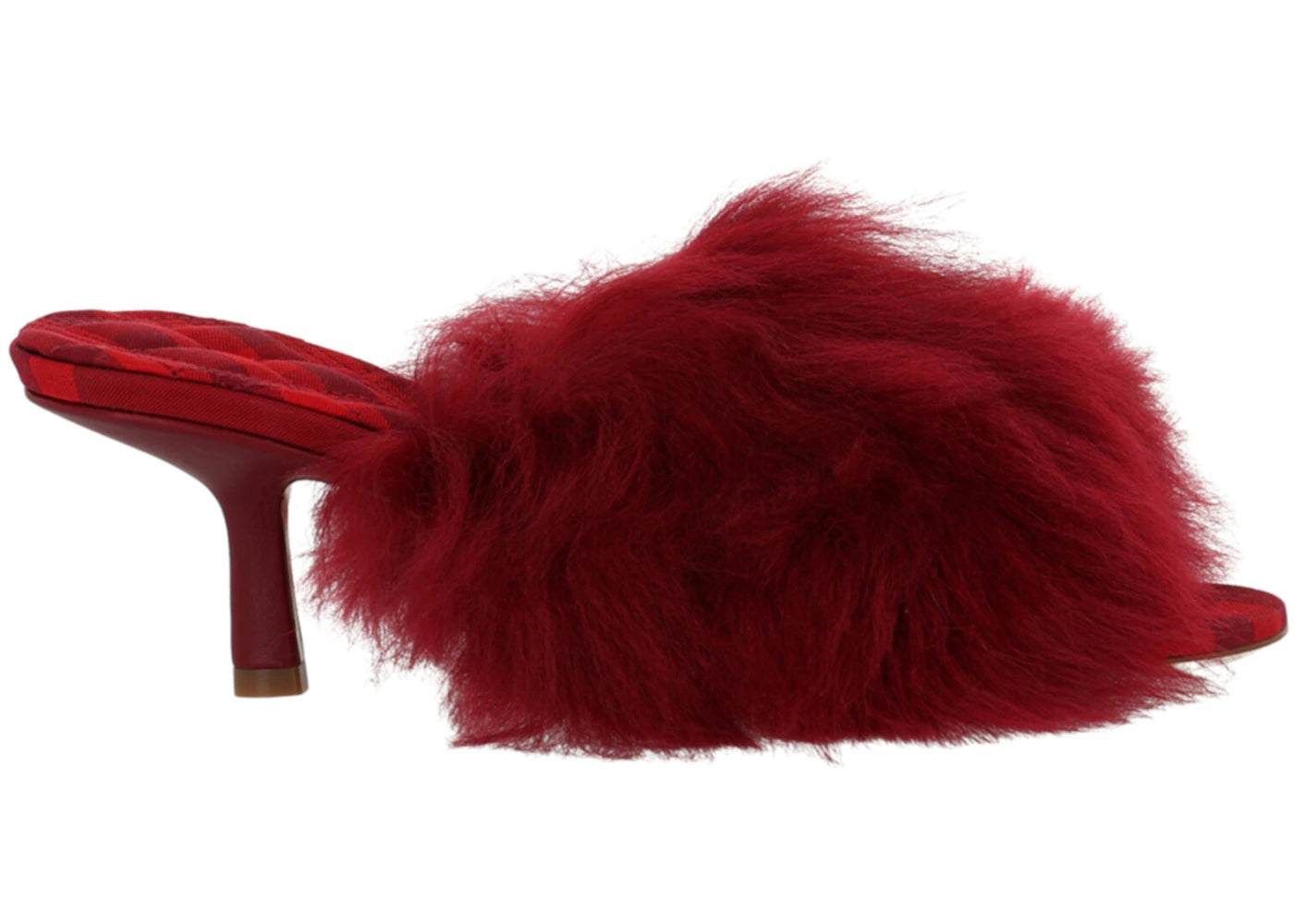 Burberry Jackie Shearling Mules Berry (Women's)