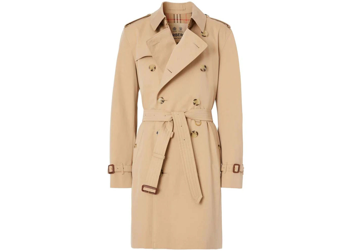 Burberry Kensington Heritage Trench Coat Honey