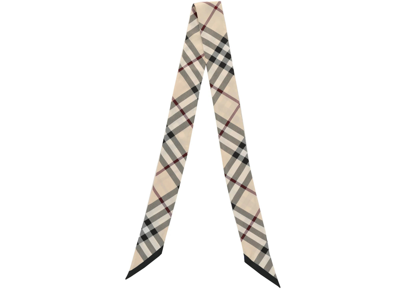 Burberry Large Vintage Check Silk Scarf Stone