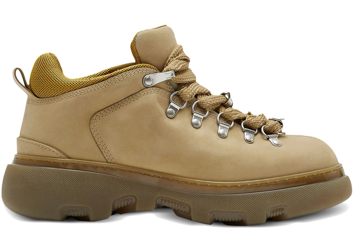 Burberry Leather Trek Boot Beige (Women's)