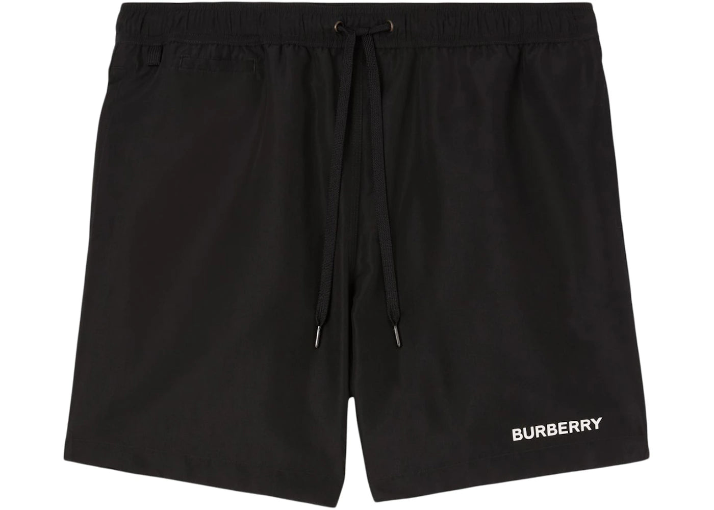 Burberry Logo Detail Swim Shorts Black/White