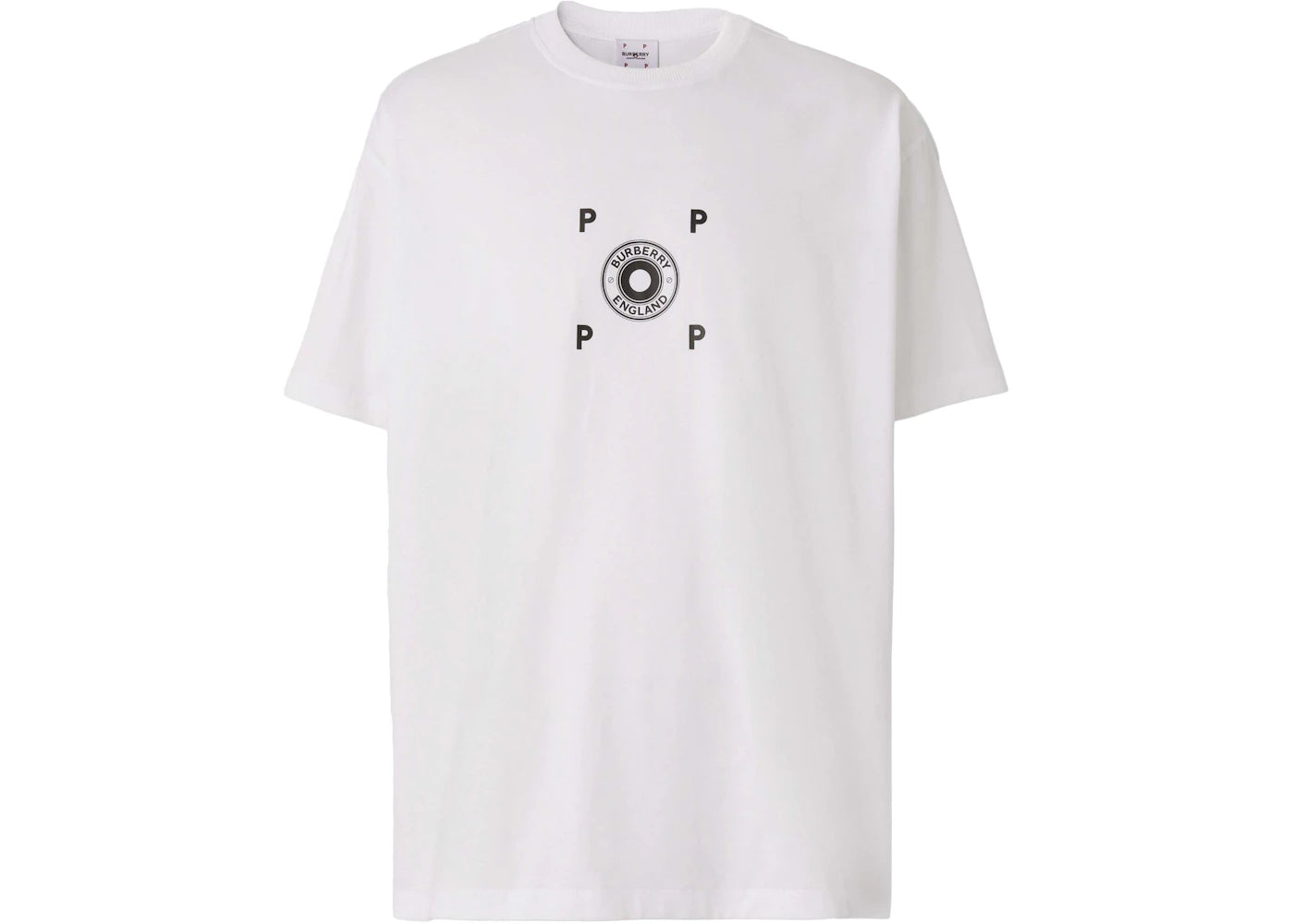 Burberry Logo Graphic Cotton T-shirt White