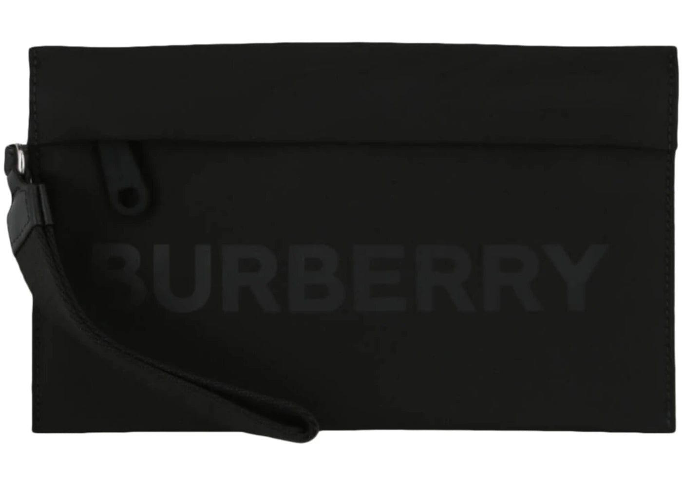 Burberry Logo Nylon Pouch Black