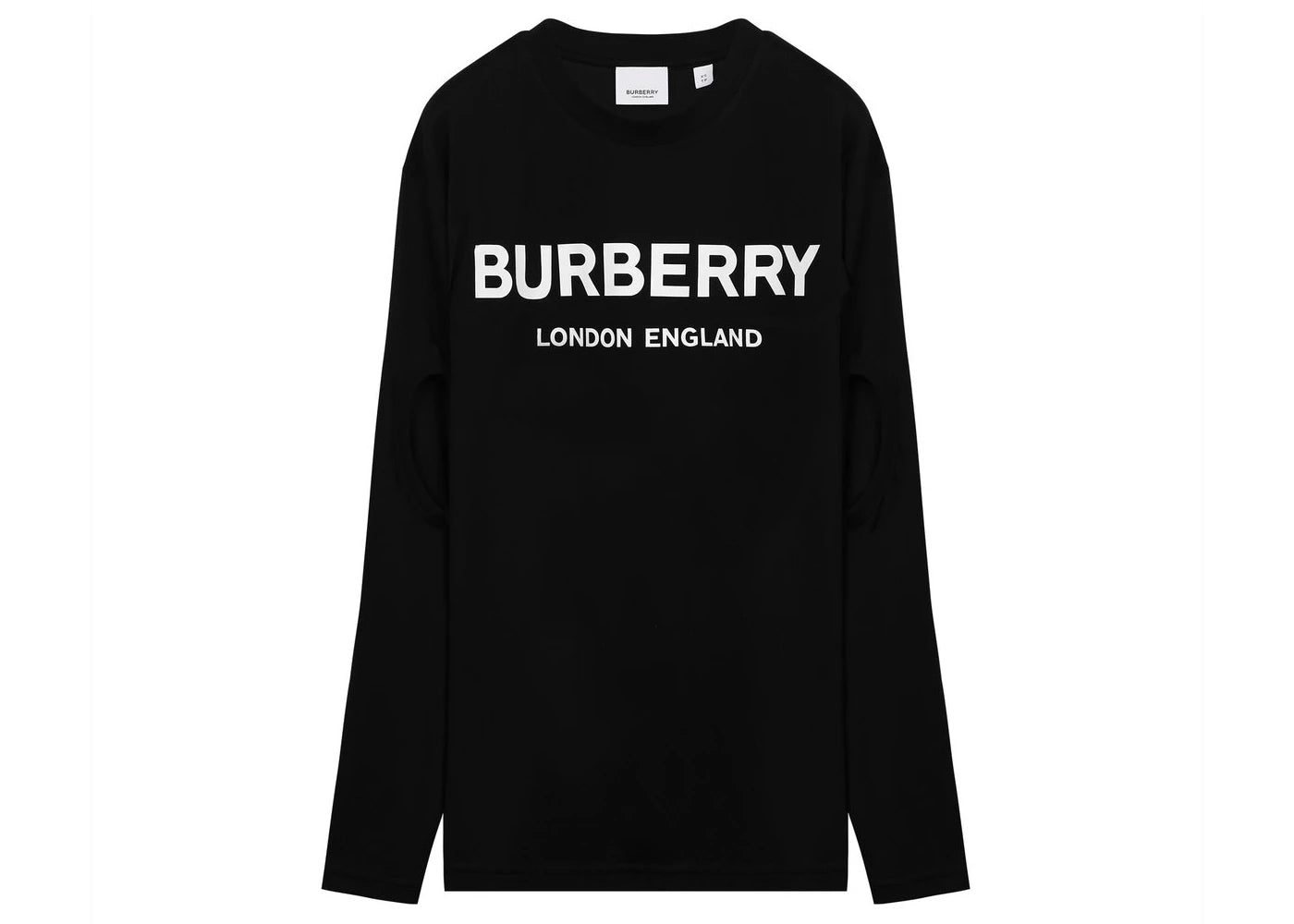 Burberry Logo Oversized Longsleeve Black