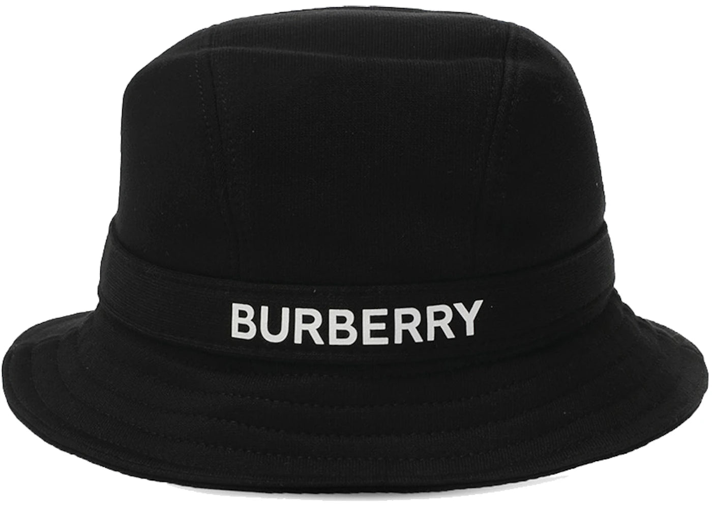 Burberry  Logo-Print Bucket Hat Black