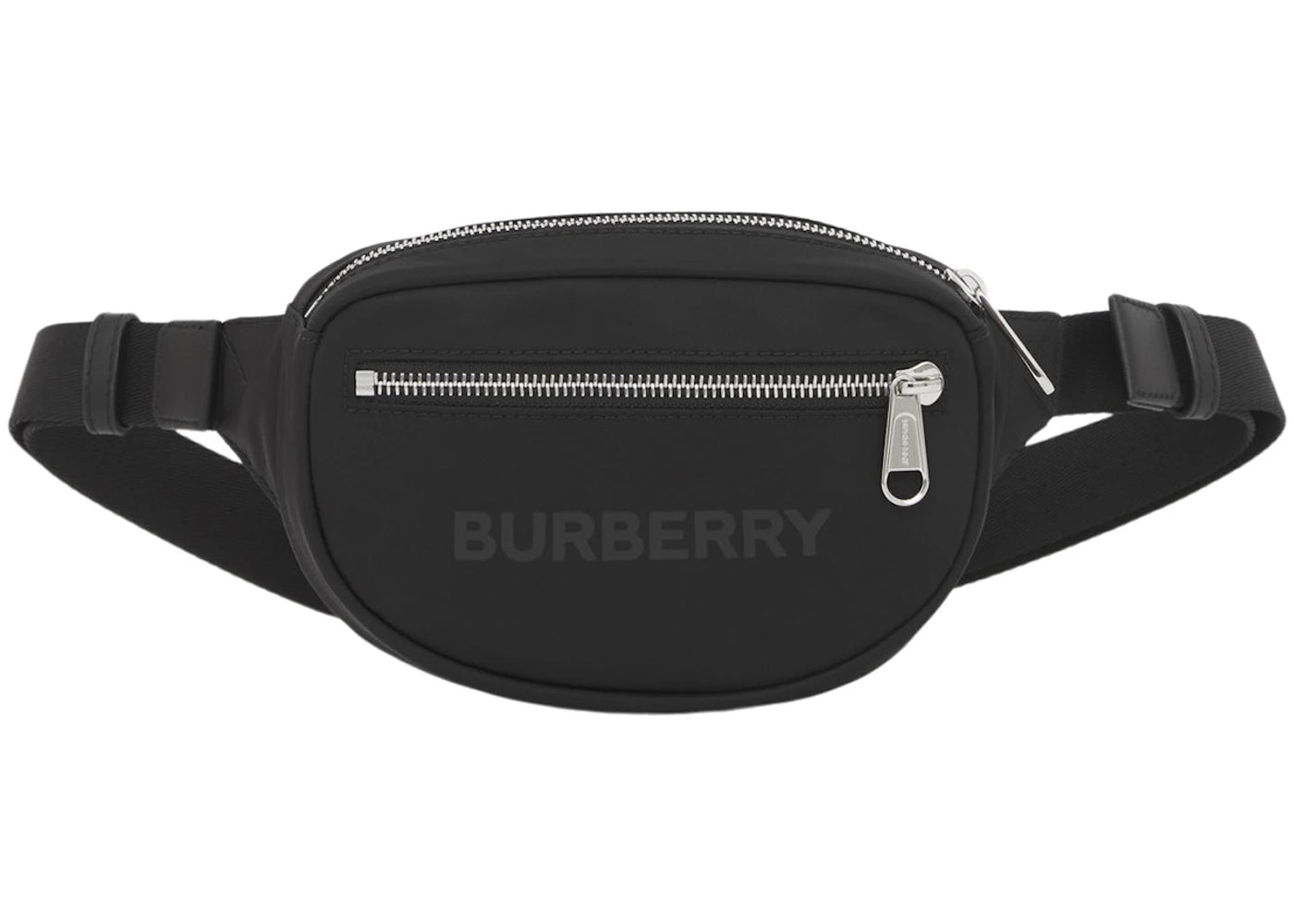 Burberry Logo Print Nylon Cannon Bum Bag Small Black