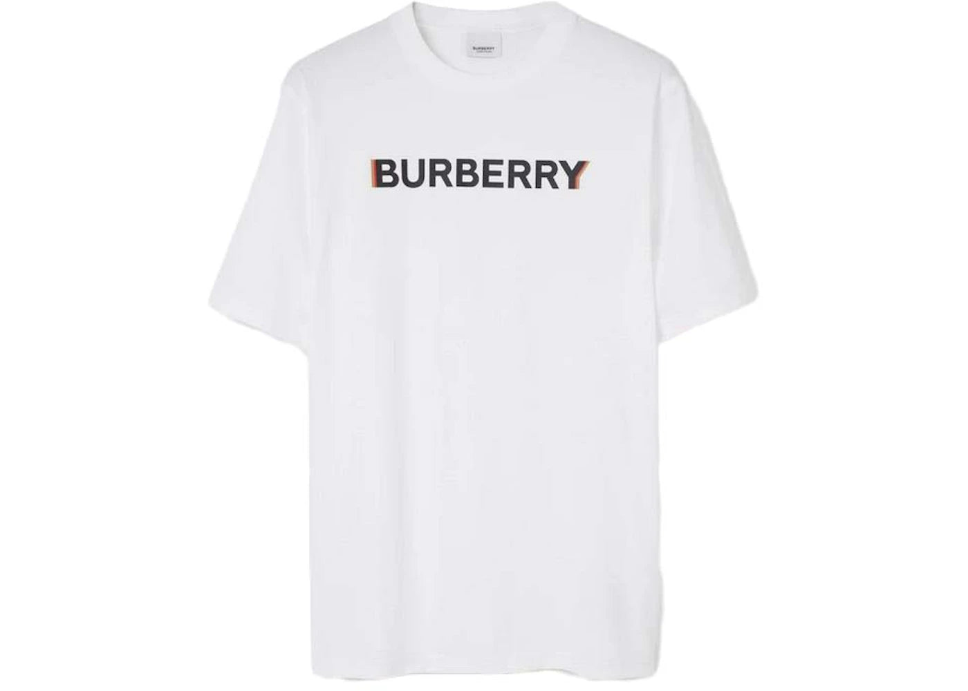 Burberry Logo Print T-shirt White/Black