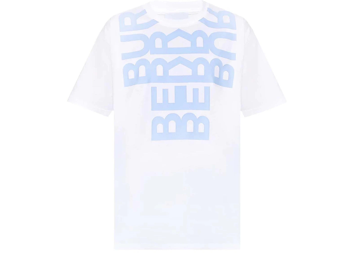 Burberry Logo Printed Oversized T-shirt White