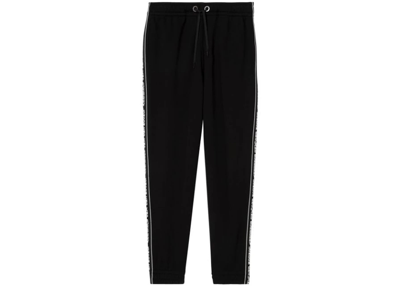 Burberry Logo Tape Pants Black/White