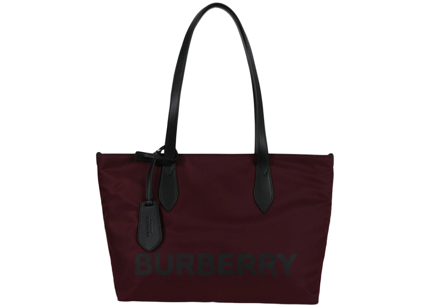 Burberry Logo Tote Burgundy