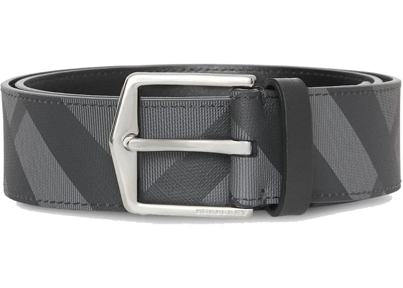 Burberry London Check Belt 1.6 Width Dark Charcoal/Black