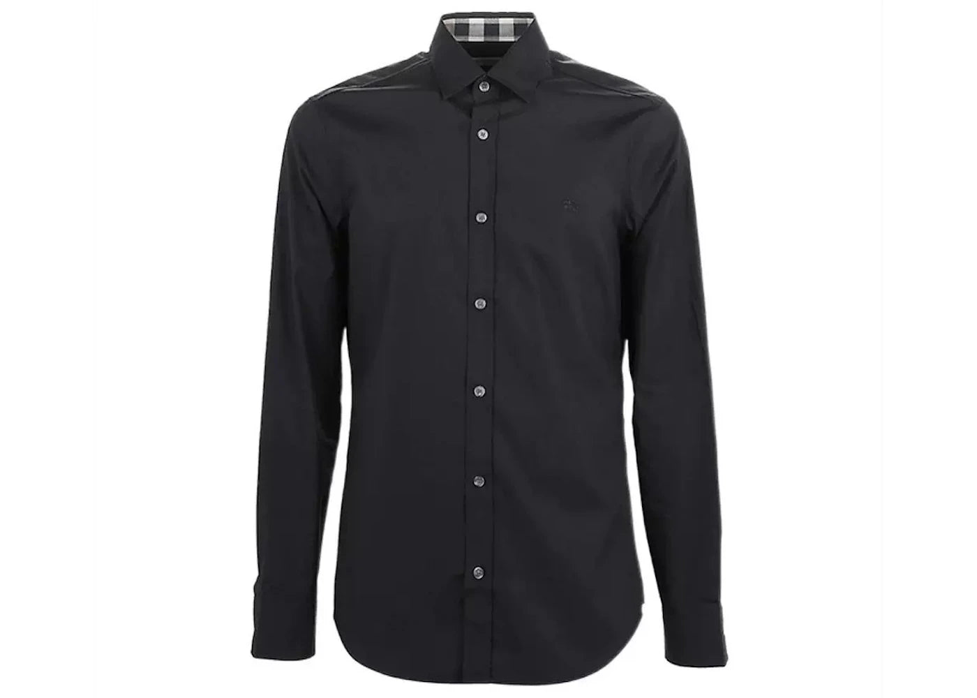 Burberry Long Sleeve Logo Shirt Black