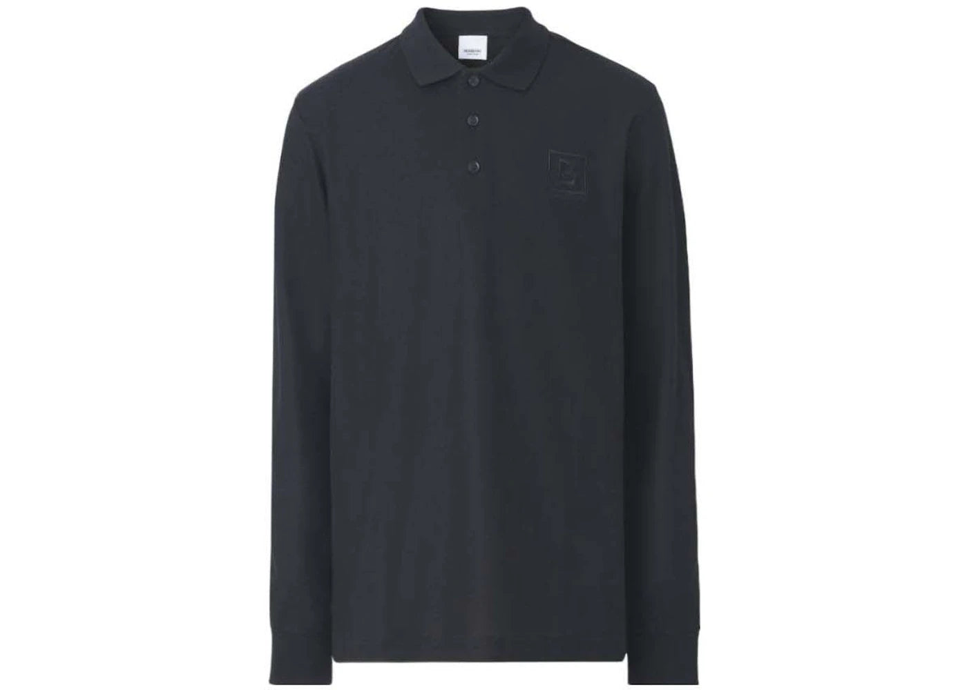 Burberry Long Sleeve Polo Black