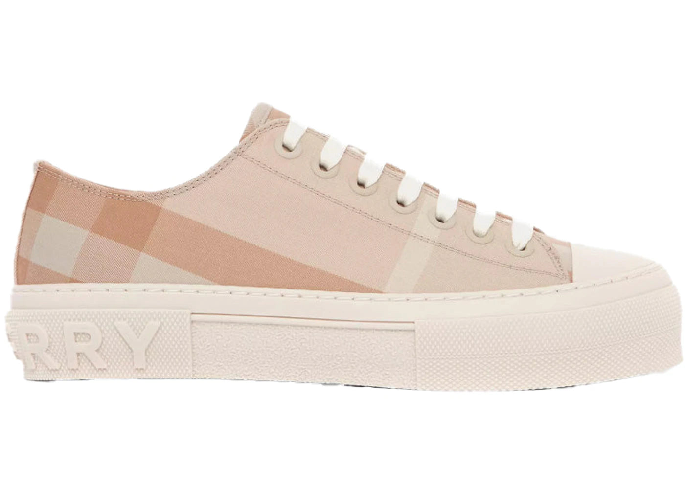 Burberry Low Top Check Beige (Women's)