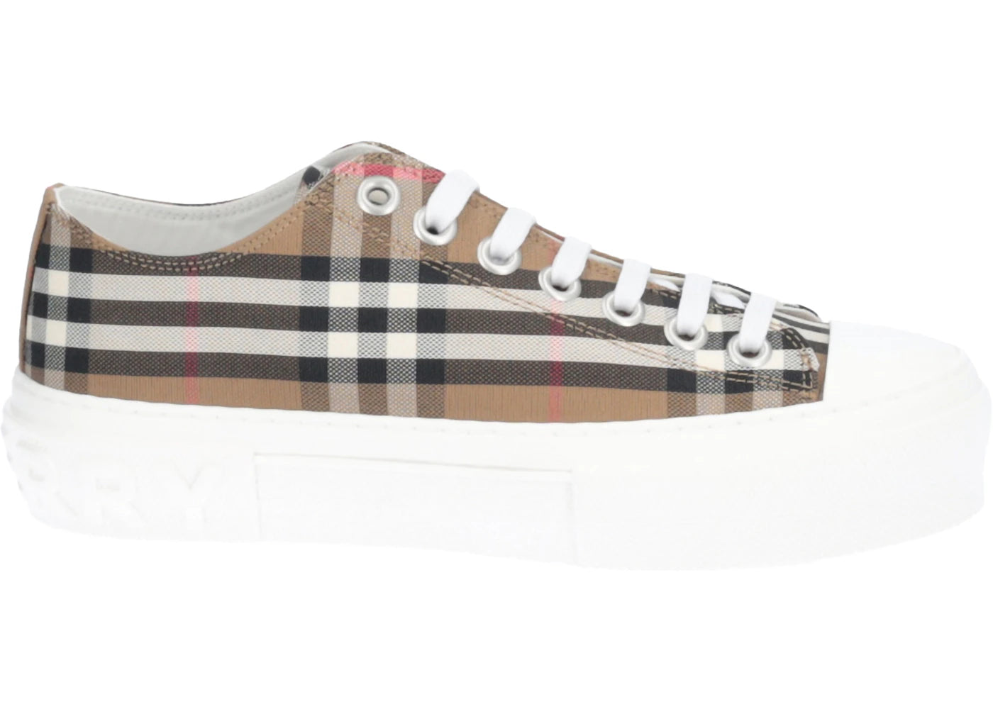 Burberry Low Top House Check Sneaker Taupe Brown (Women's)