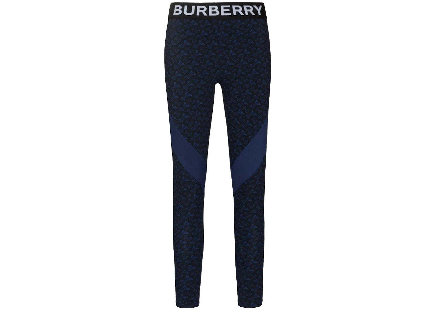 Burberry Madden Logo High Waist Leggings Blue