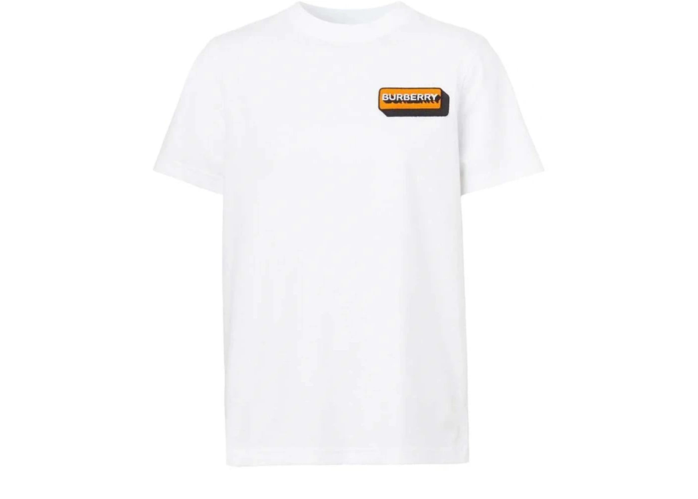 Burberry Margot Logo-Applique Cotton T-shirt White