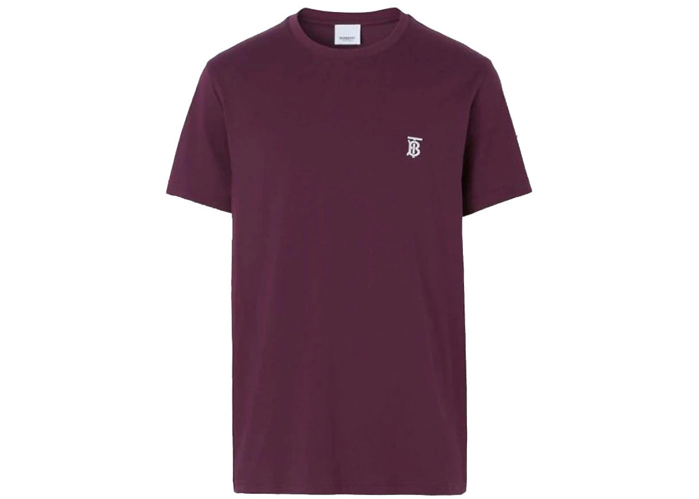 Burberry Monogram Motif Cotton T-Shirt Deep Maroon