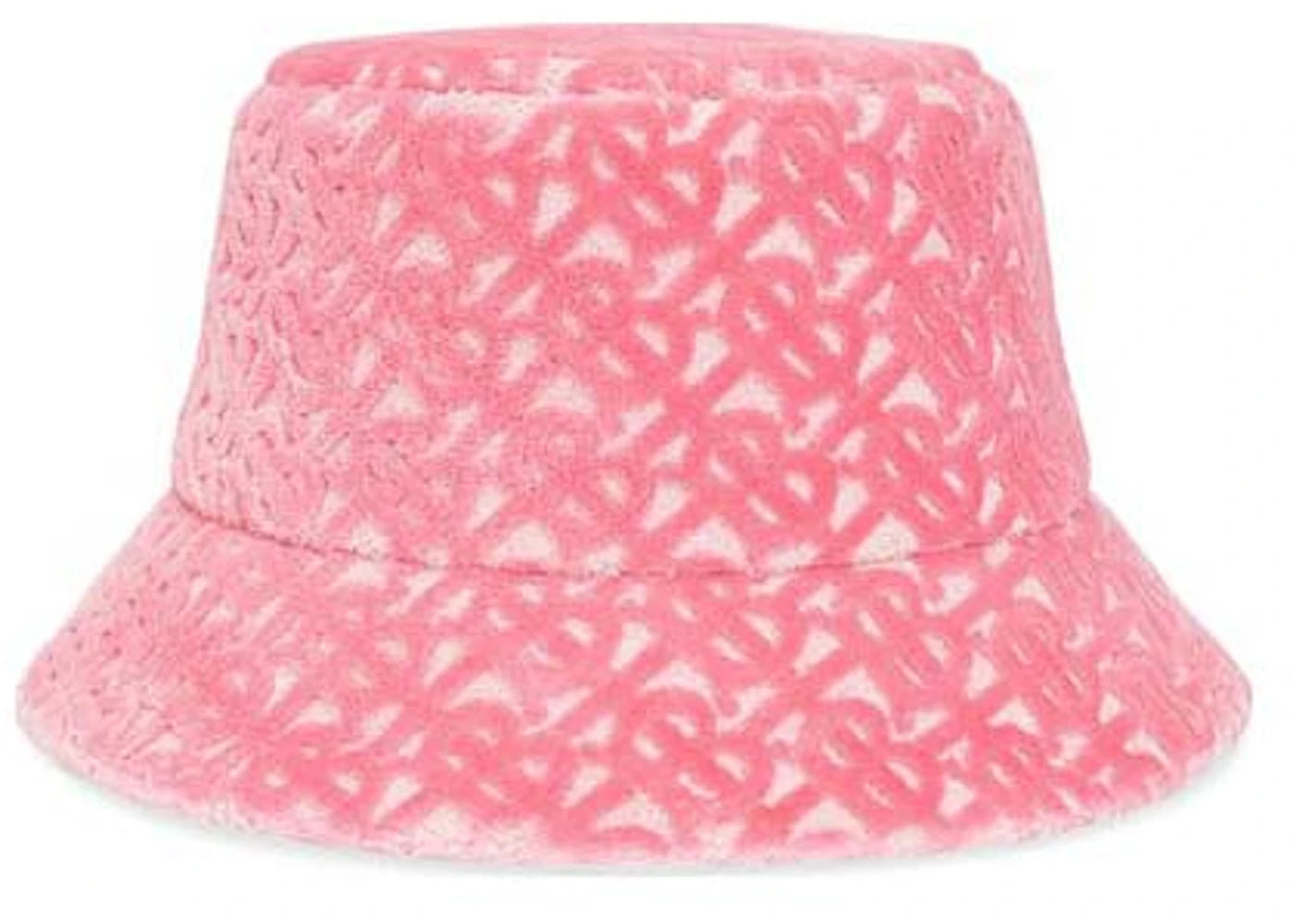 Burberry Monogram Velvet Bucket Hat Pink/Lime