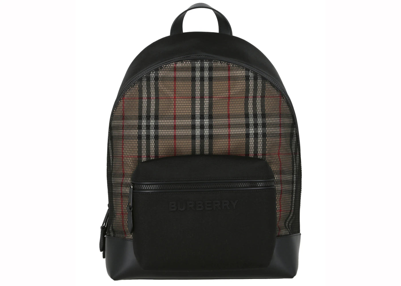 Burberry Nova Check Printed Backpack Beige