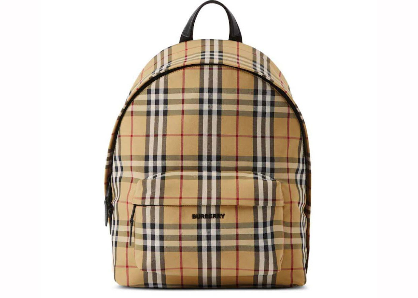 Burberry Nylon Vintage Check Backpack Archive Beige