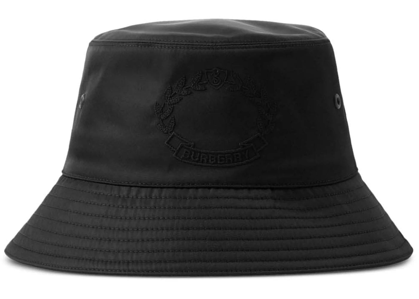 Burberry Oak Leaf Crest Bucket Hat Black