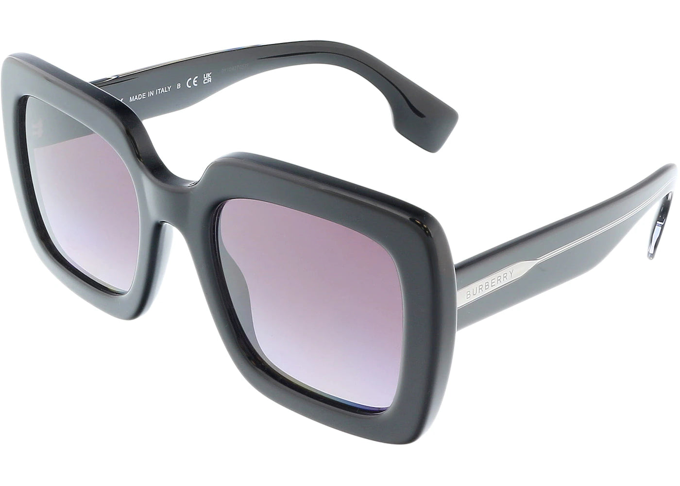 Burberry Oval Sunglasses Black (0BE4284)